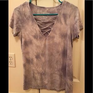 American Eagle Soft & Sexy Cris Cross Top Small
